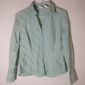 Worthington women's long sleeve button up size 4